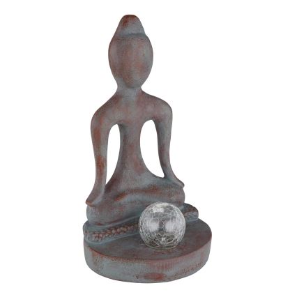 Globo - Lampada solare a LED 3V, IP44, 200 mAh - Statua del Buddha