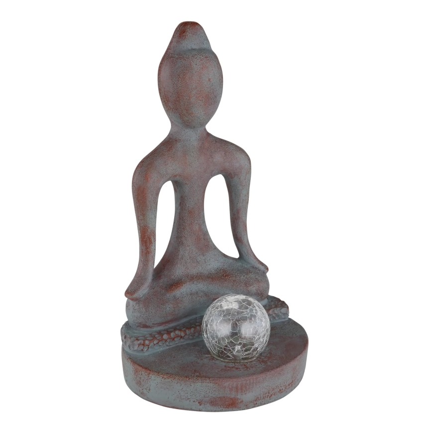 Globo - Lampada solare a LED 3V, IP44, 200 mAh - Statua del Buddha