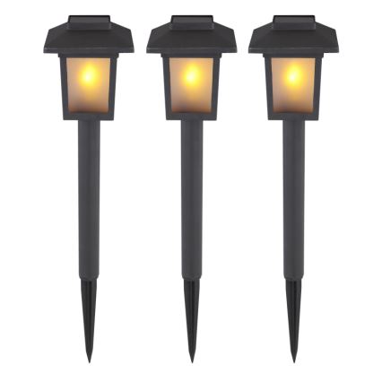 Globo - SET 3x Lampada solare LED 3xLED/1,2V IP44 200 mAh