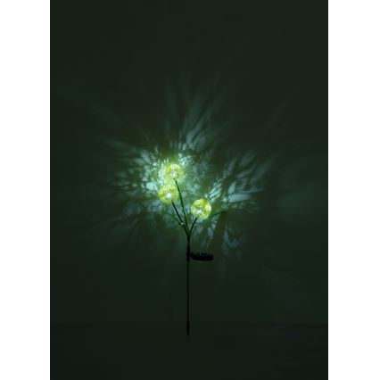 Globo  - Lampada LED solare 3xLED/0,06W/3V 5000K IP44 200 mAh giallo