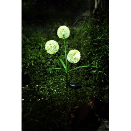 Globo  - Lampada LED solare 3xLED/0,06W/3V 5000K IP44 200 mAh giallo
