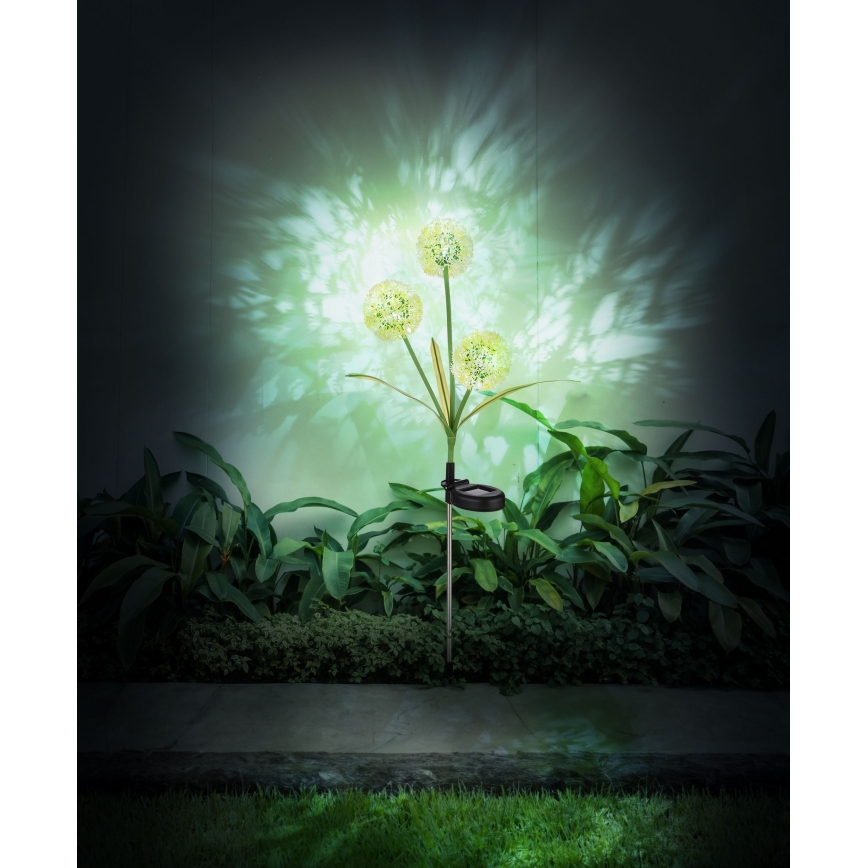 Globo - Lampada solare LED 3xLED/0,06W/3V 5000K IP44 200 mAh gialla