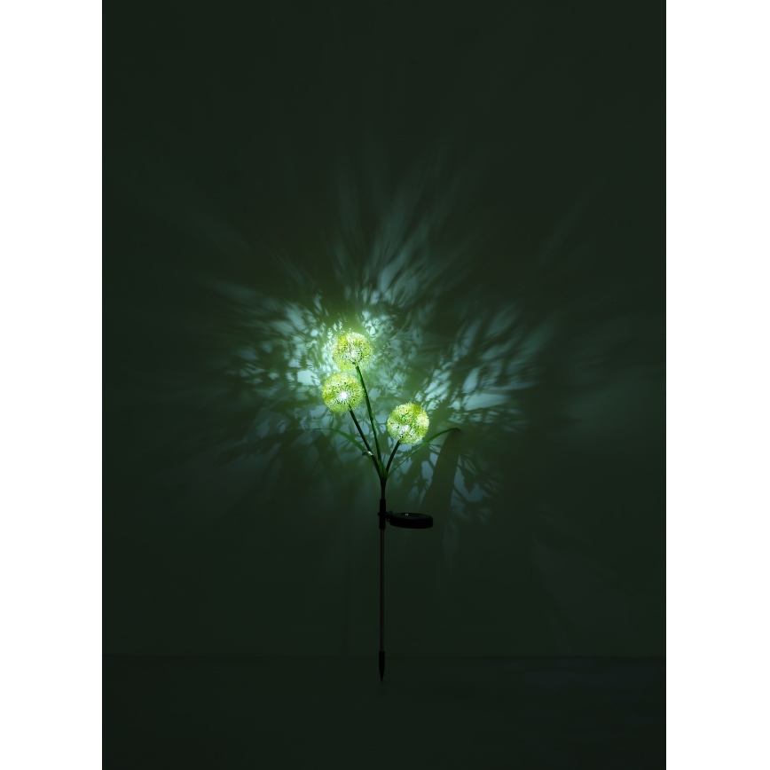 Globo - Lampada solare LED 3xLED/0,06W/3V 5000K IP44 200 mAh gialla