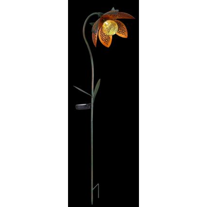 Globo - Lampada solare LED 3,2V IP44 200 mAh a forma di fiore