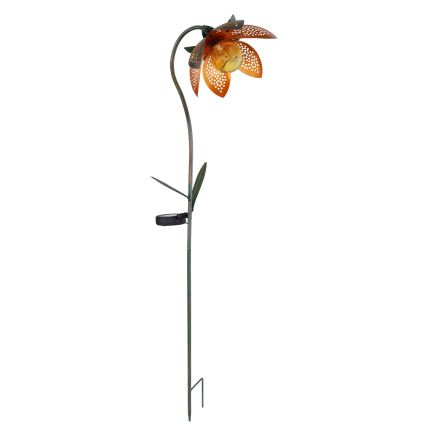 Globo - Lampada solare LED 3,2V IP44 200 mAh a forma di fiore