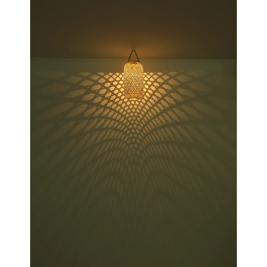 Globo - Lampada LED solare LED/0,06W/3V bambù IP44