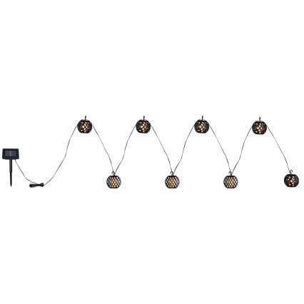 Globo - Catena decorativa solare LED 98xLED/0,1W/3V 410 cm IP44 600 mAh