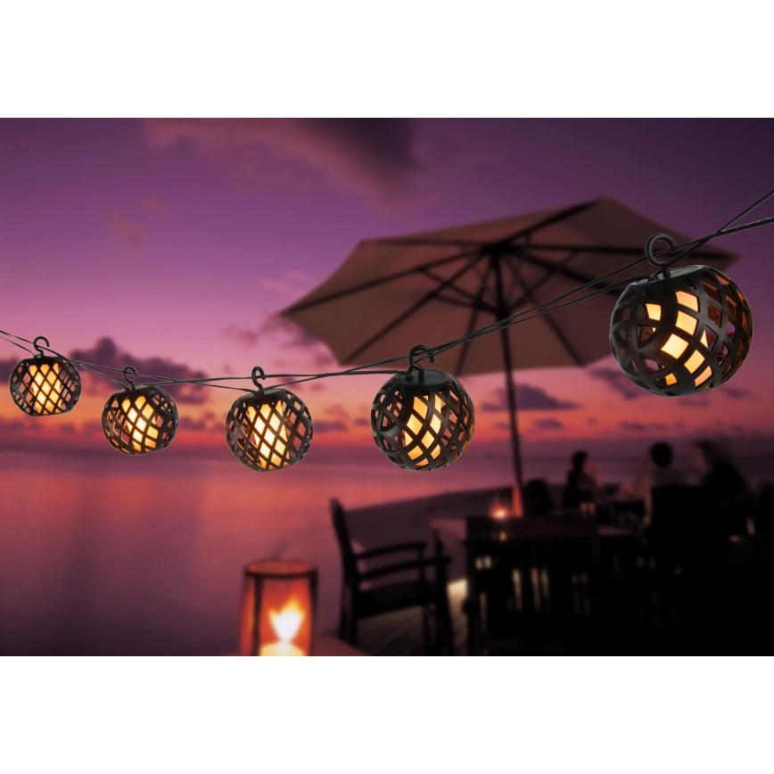Globo - LED Solare catena decorativa 98xLED/0,1W/3V 410 cm IP44