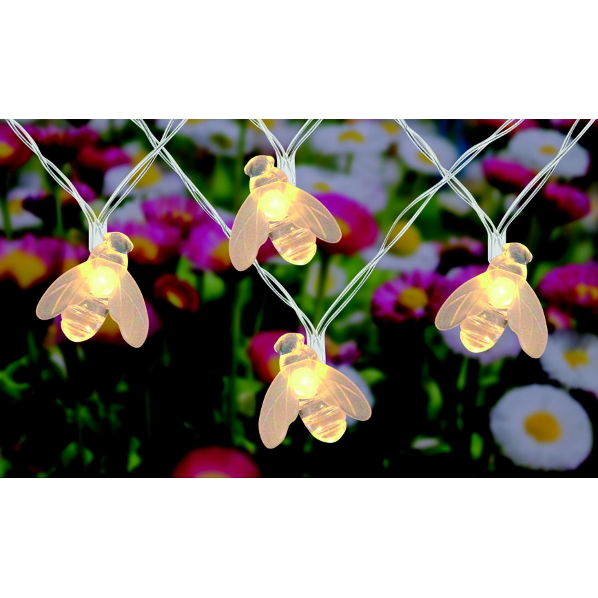 Globo - Catena LED solare 20xLED/0,06W/3V IP44 300 mAh