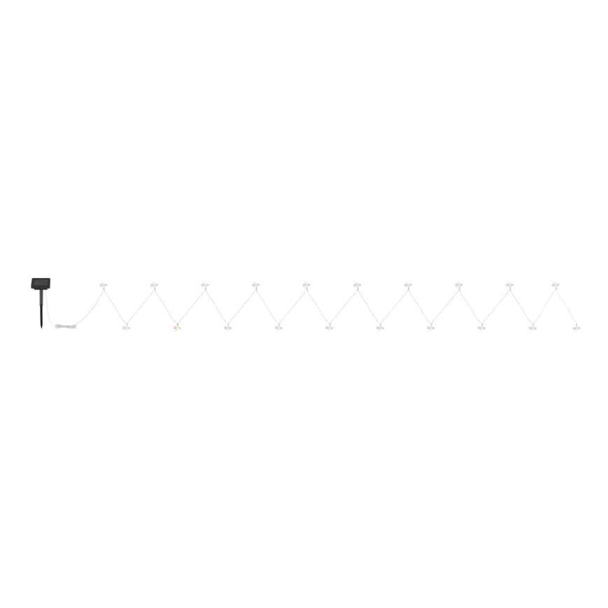 Globo - Catena LED solare 20xLED/0,06W/3V IP44 300 mAh