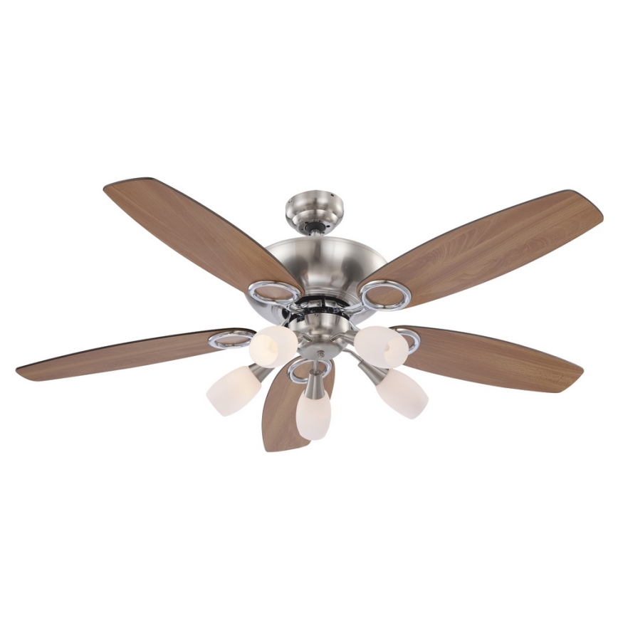 GLOBO 0337 - Ventilatore da soffitto JERRY 5xE14/40W/230V