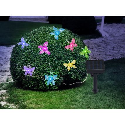 Globo - LED RGB Catena decorativa 10xLED/0,06W/3,2V 470 cm IP44