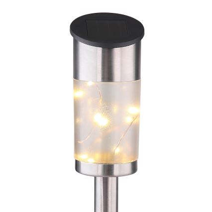 Globo -  SET 2x Lampada solare 10xLED/0,06W/1,2V IP44