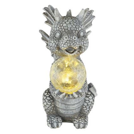 Globo - Decorazione solare LED LED/0,02W/3V IP44 drago 300 mAh