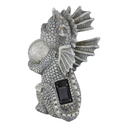 Globo - Decorazione solare LED LED/0,02W/3V IP44 drago 300 mAh