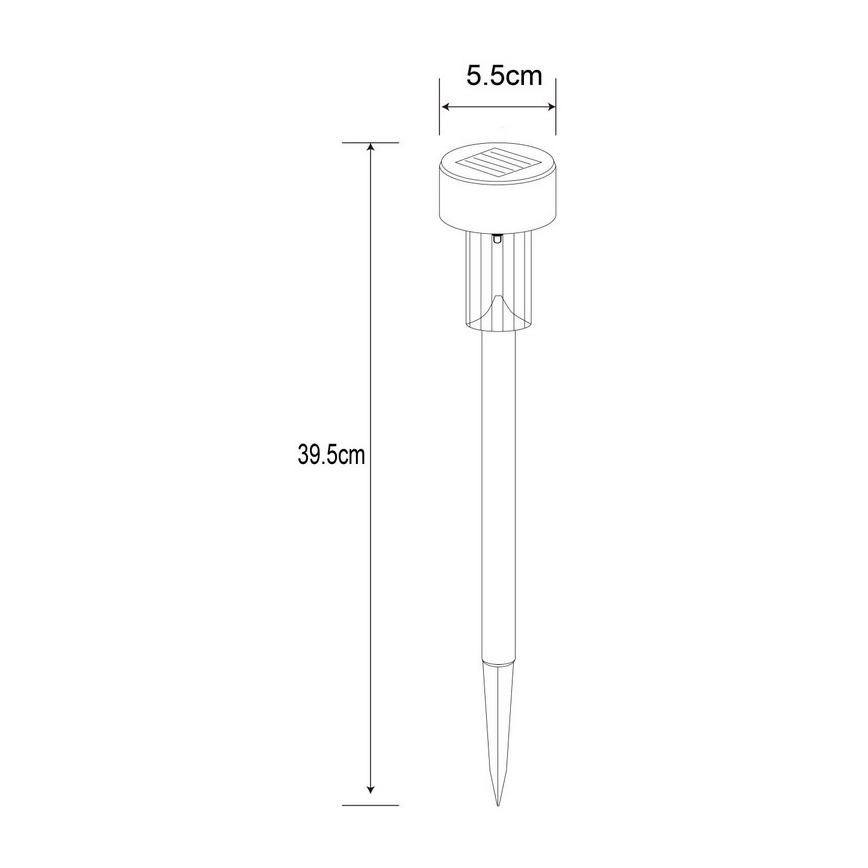 Globo - Lampada solare LED LED/0,06W/1,2V IP44 200 mAh