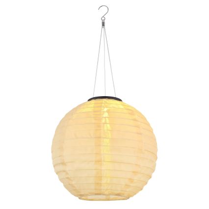Globo - LED Lampada solare a sospensione LED/0,5W/3V IP44 300 mAh beige