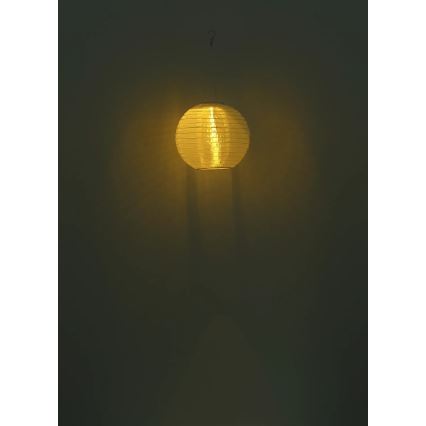Globo - LED Lampada solare a sospensione LED/0,5W/3V IP44 300 mAh beige