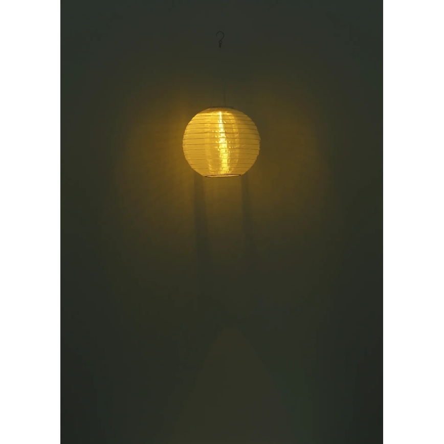 Globo - LED Lampada solare a sospensione LED/0,5W/3V IP44 300 mAh beige