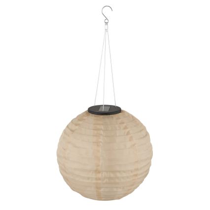 Globo - LED Lampada solare a sospensione LED/0,5W/3V IP44 300 mAh beige