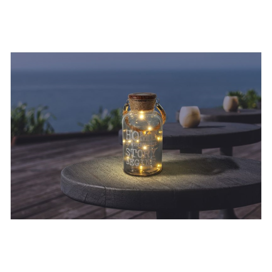 Globo - Lampada LED solare LED/0,6W/3,2V IP44 200 mAh