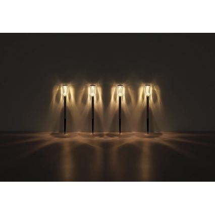 Globo - SET 4x Lampada LED solare LED/0,06W/1,2V IP44 100 mAh