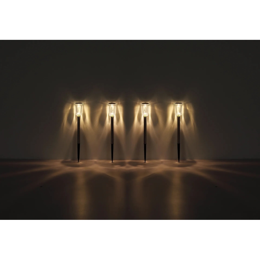 Globo - SET 4x Lampada LED solare LED/0,06W/1,2V IP44 100 mAh