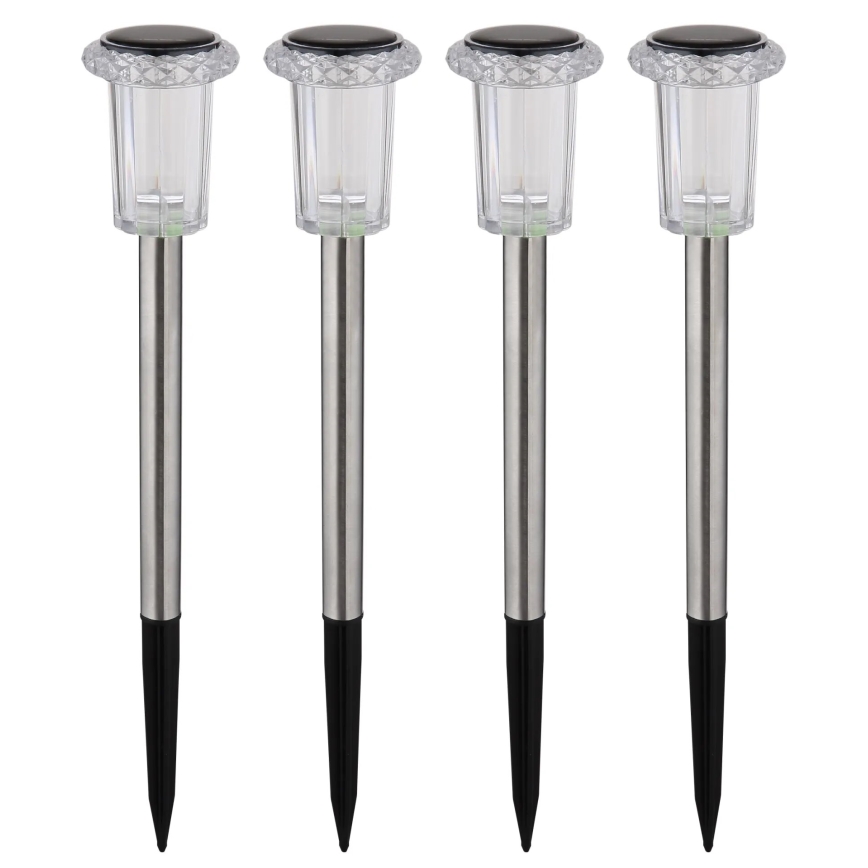 Globo - SET 4x Lampada LED solare LED/0,06W/1,2V IP44 100 mAh