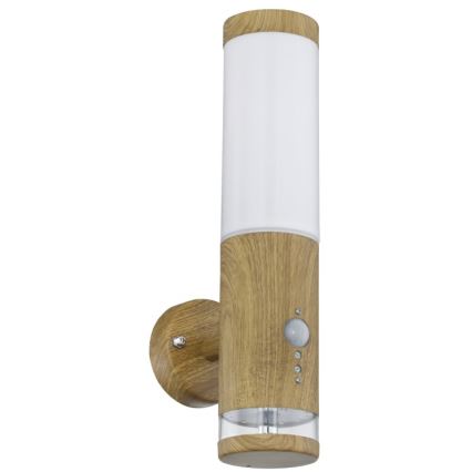 Globo - Applique da esterno con sensore 1xE27/15W/230V IP44