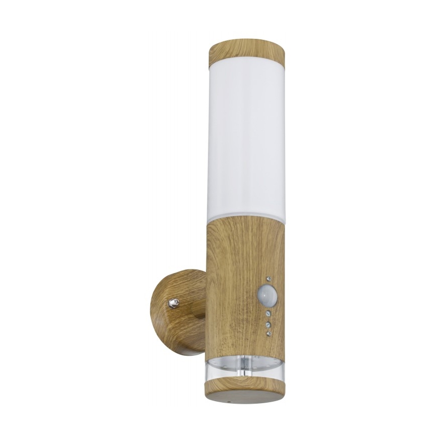 Globo - Applique da esterno con sensore 1xE27/15W/230V IP44