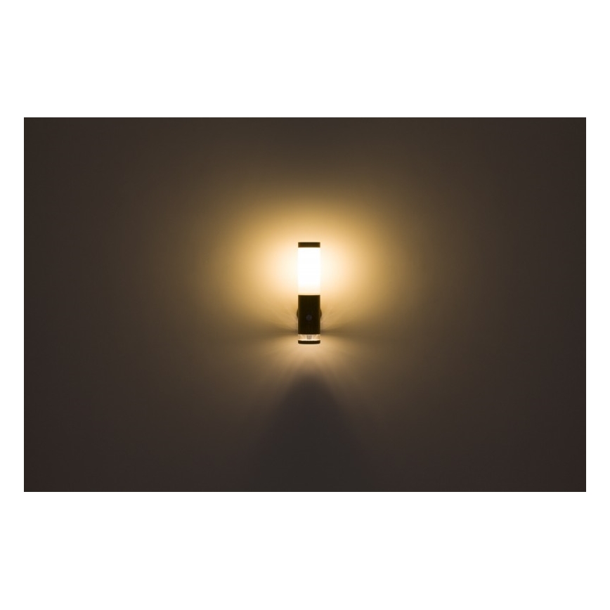 Globo - Applique da esterno con sensore 1xE27/15W/230V IP44