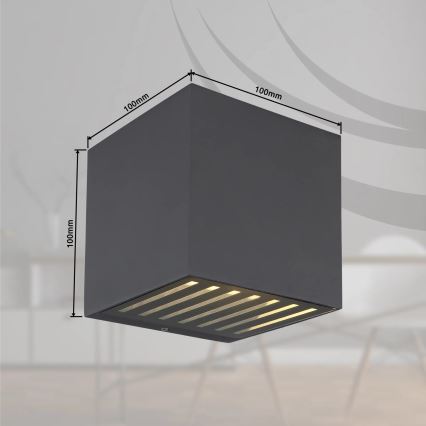 Globo - Applique da esterno LED/6W/230V IP54 antracite