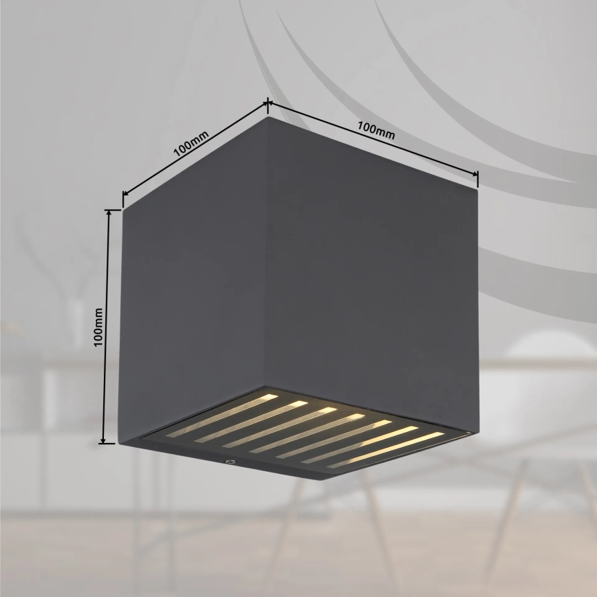 Globo - Applique da esterno LED/6W/230V IP54 antracite