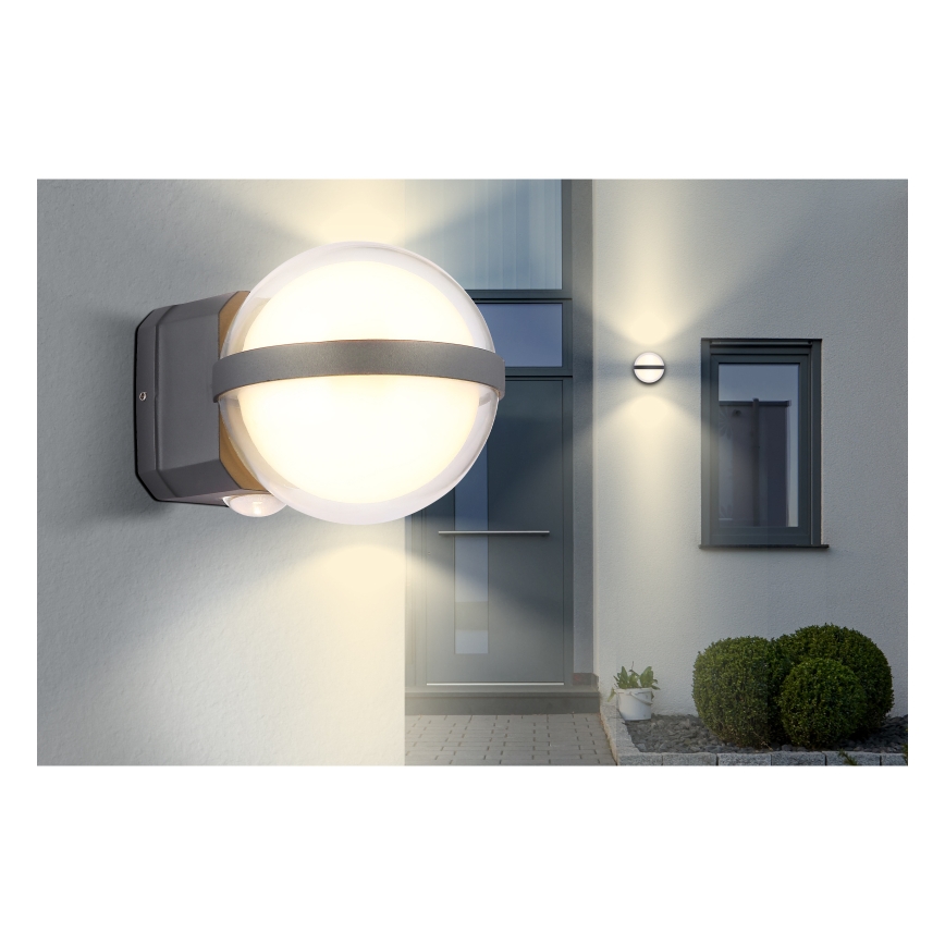 Globo - Applique a LED da esterno LED/12W/230V IP54 nero