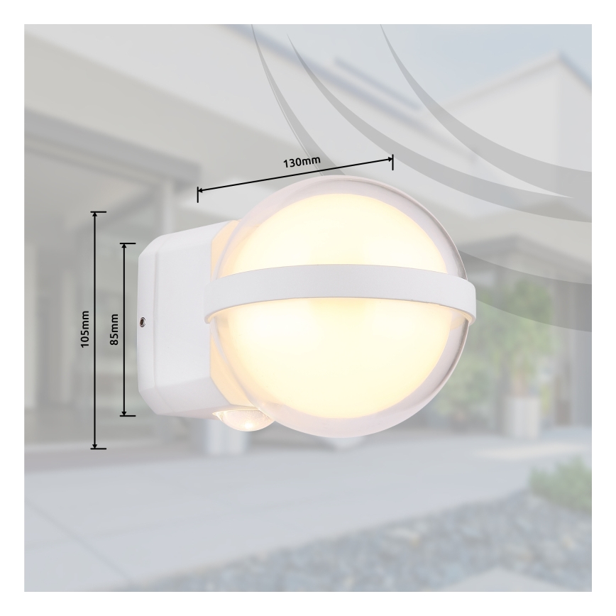 Globo - Applique a LED da esterno LED/12W/230V IP54 bianco