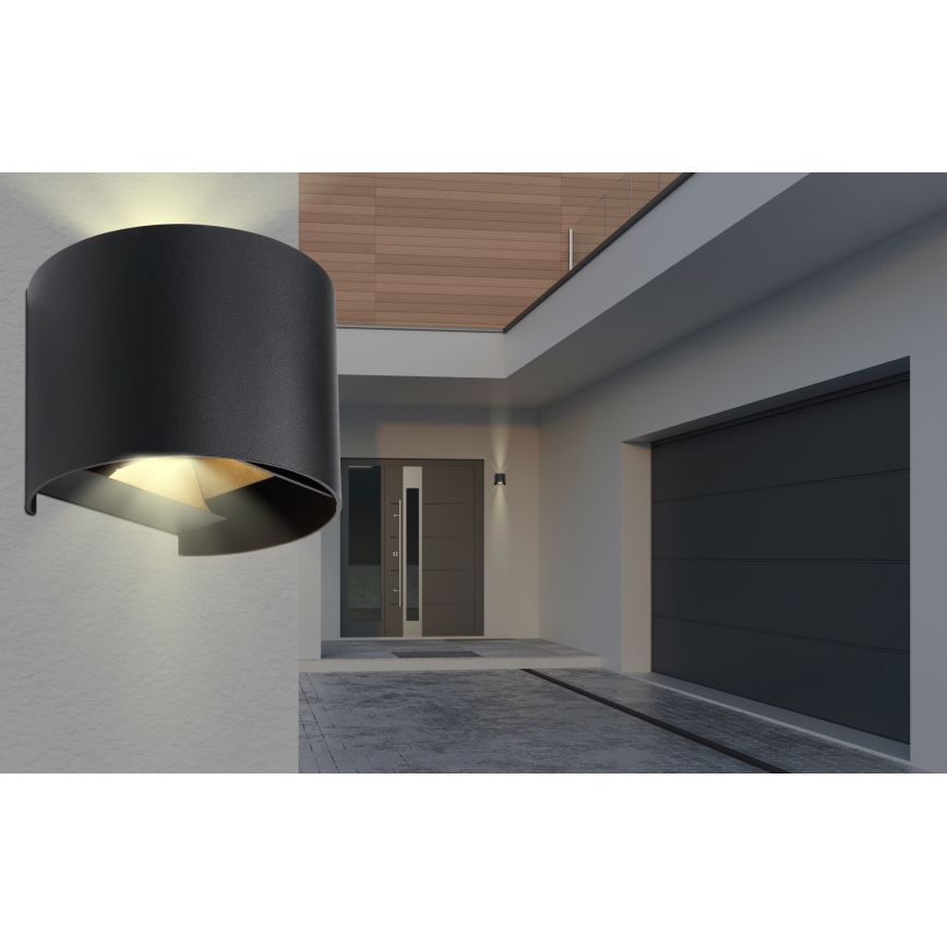 Globo - Applique da esterno 2xLED/3W/230V IP54 nero