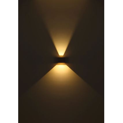 Globo - Lampada da parete esterna a LED con sensore 2xLED/3W/230V IP54