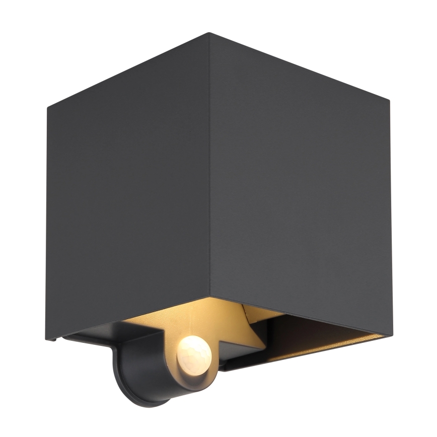Globo - Lampada da parete esterna a LED con sensore 2xLED/3W/230V IP54