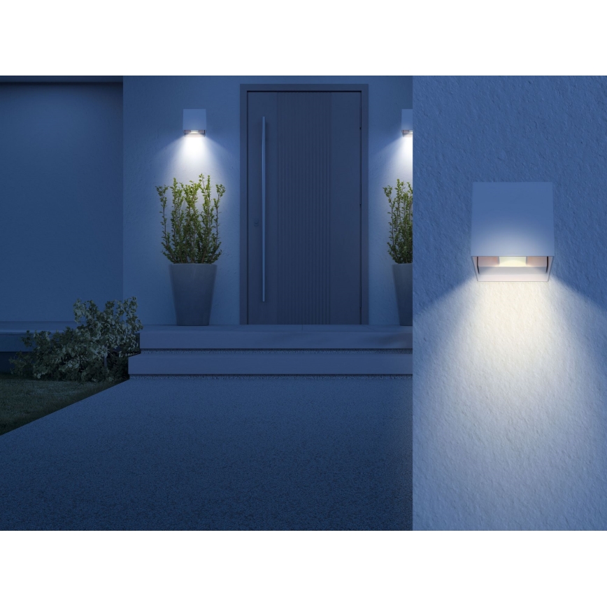 Globo - Applique a LED da esterno 2xLED/3W/230V IP44 bianco