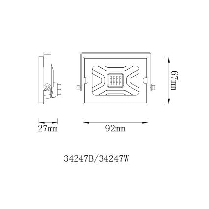 Globo - Proiettore LED LED/10W/230V IP65