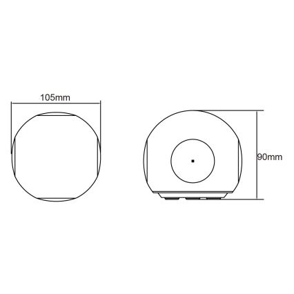 Globo - Applique da esterno LED/4,5W/230V IP54