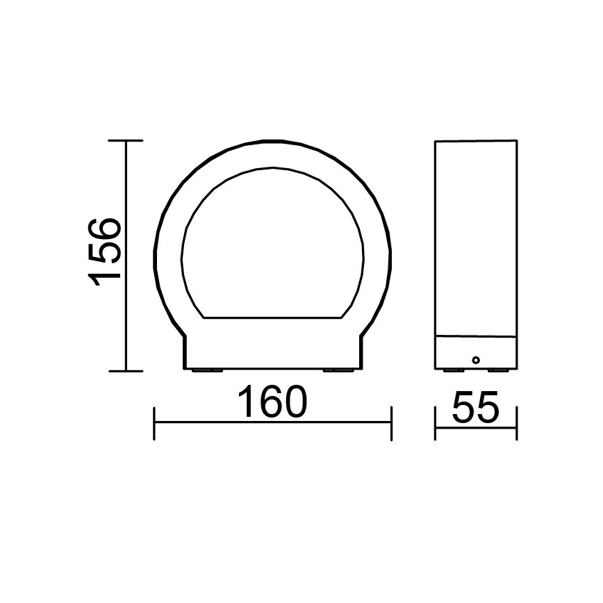 Globo - Applique per esterni a LED LED/6W/230V IP54