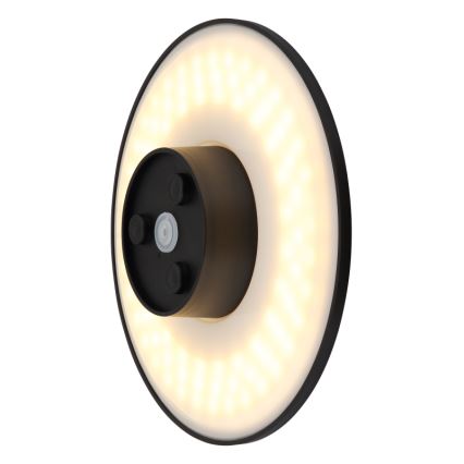 Globo - Applique a LED da esterno LED/15W/230V 3000/4000/6000K diametro 25,2 cm IP44 nero