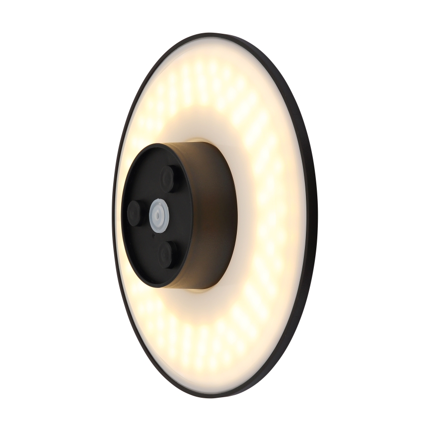 Globo - Applique a LED da esterno LED/15W/230V 3000/4000/6000K diametro 25,2 cm IP44 nero