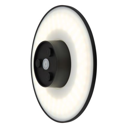 Globo - Applique a LED da esterno LED/15W/230V 3000/4000/6000K diametro 25,2 cm IP44 nero