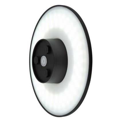 Globo - Applique a LED da esterno LED/15W/230V 3000/4000/6000K diametro 25,2 cm IP44 nero