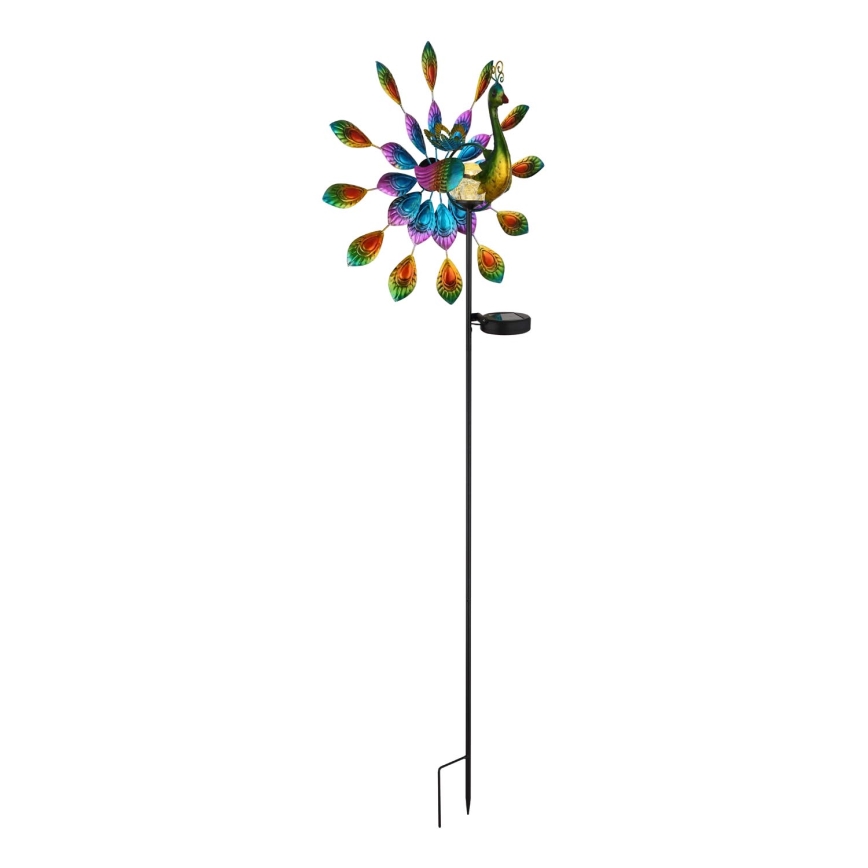 Globo 36017 - Decorazione solare LED/0,06W/3V IP44 pavone 300mAh