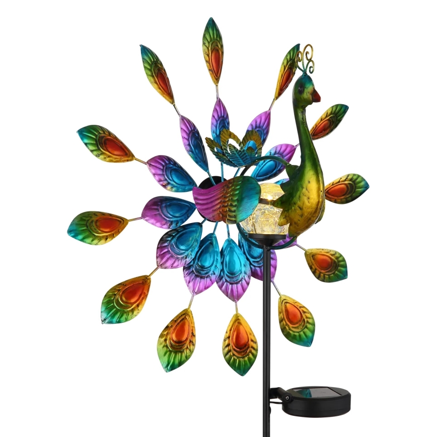 Globo 36017 - Decorazione solare LED/0,06W/3V IP44 pavone 300mAh