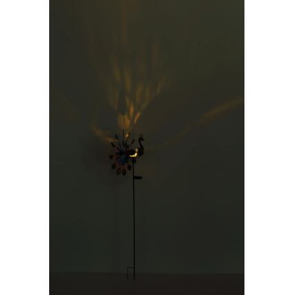 Globo 36017 - Decorazione solare LED/0,06W/3V IP44 pavone 300mAh