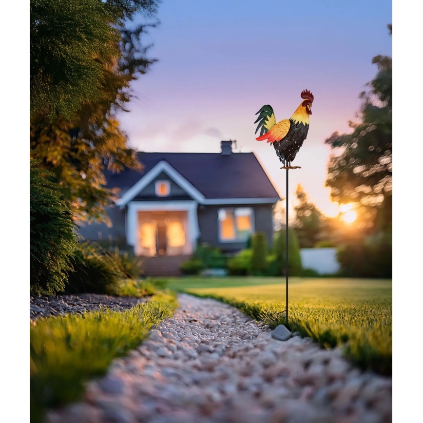 Globo - LED Solare decorazione LED/0,02W/3V IP44 gallo